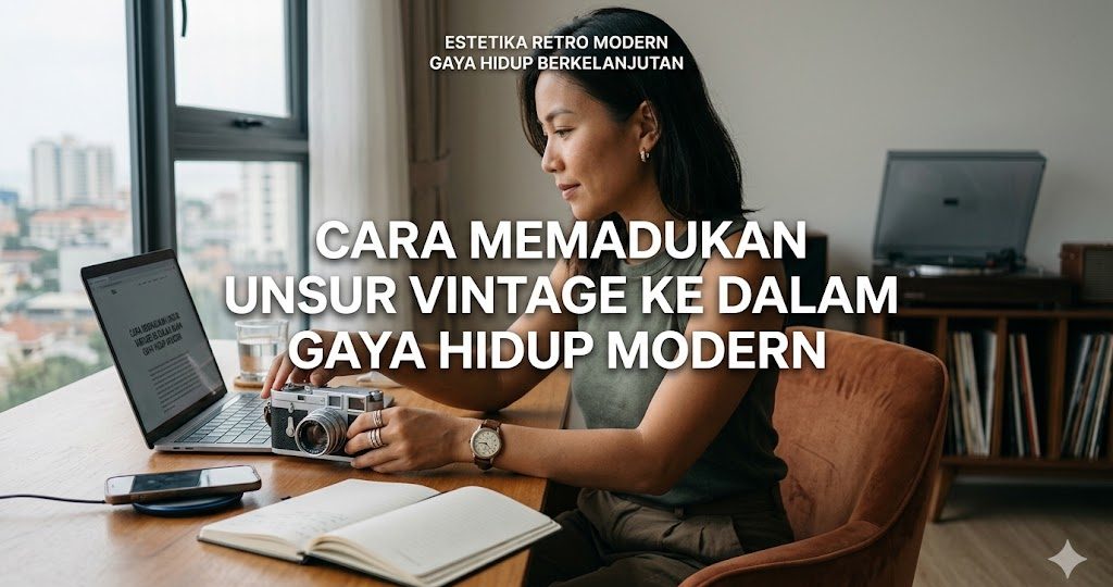 cara memadukan unsur vintage ke dalam gaya hidup modern