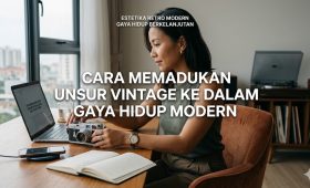 cara memadukan unsur vintage ke dalam gaya hidup modern