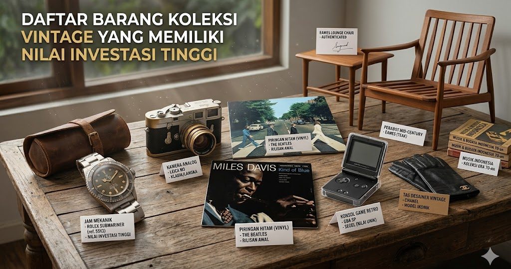 Daftar Barang Koleksi Vintage yang Memiliki Nilai Investasi Tinggi