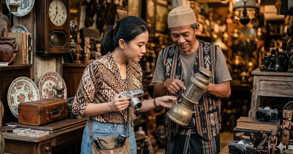 tips berburu barang vintage berkualitas di pasar barang antik
