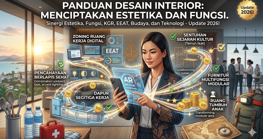 Panduan Desain Interior: Menciptakan Estetika dan Fungsi