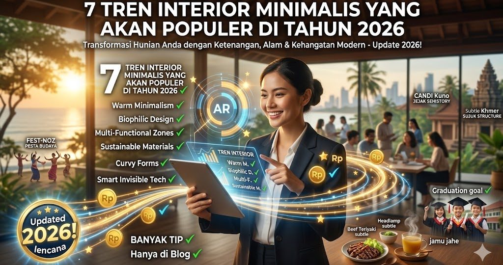 7 Tren Interior Minimalis yang Akan Populer di Tahun 2026