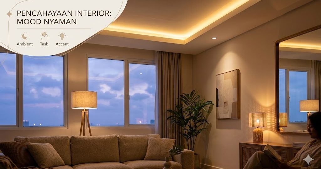Pencahayaan Interior: Tips Mengatur Lampu untuk Mood yang Nyaman