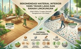 rekomendasi material interior yang tahan lama dan ramah lingkungan