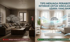 Tips Menata Perabot Interior untuk Sirkulasi Udara yang Baik