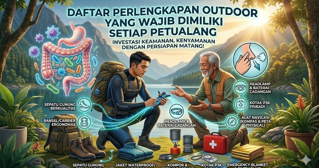 Daftar Perlengkapan Outdoor yang Wajib Dimiliki Setiap Petualang