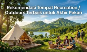 rekomendasi tempat recreation / outdoors terbaik untuk akhir pekan