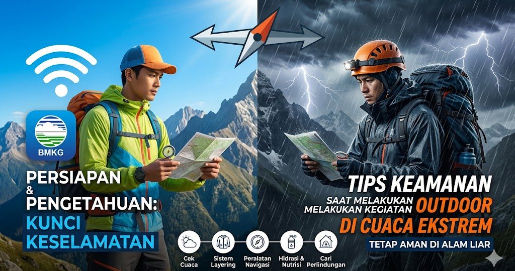 tips keamanan saat melakukan kegiatan outdoor di cuaca ekstrem
