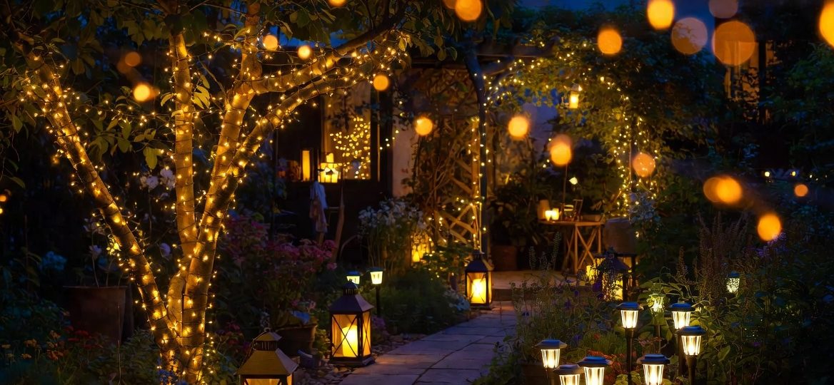 Ide Pencahayaan Taman Malam Hari